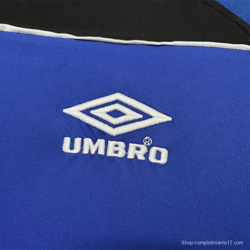 99/00 Retro Flamengo Goalkeeper Blue Jersey