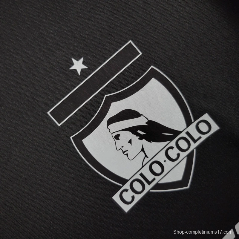 25/26 Colo Colo Training Jersey Wear Black Jersey