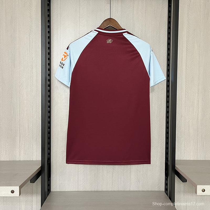 25/26 Aston Villa Jersey