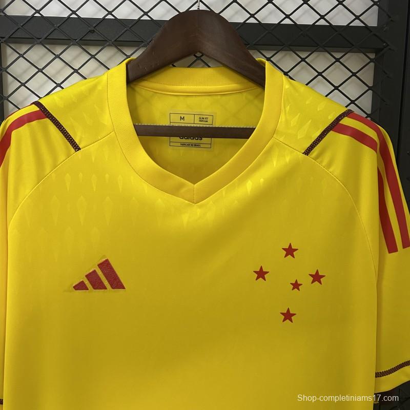 24/25 Cruzeiro Limited Edition Goalkeeper Yellow Jersey