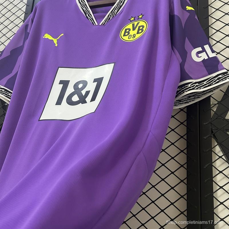 24/25 Borussia Dortmund Purple Goalkeeper Jersey