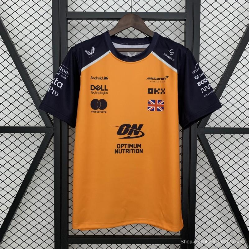 2025 F1 Formula Orange/Black Mclaren Norris T-Shirt