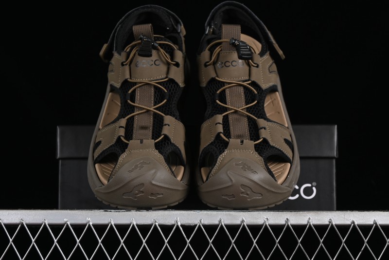 ECCO Offroad Series 2024 Summer New Outdoor Beach Sandals with Anti-Collision Toe and MD Massage Insole - 63133001002