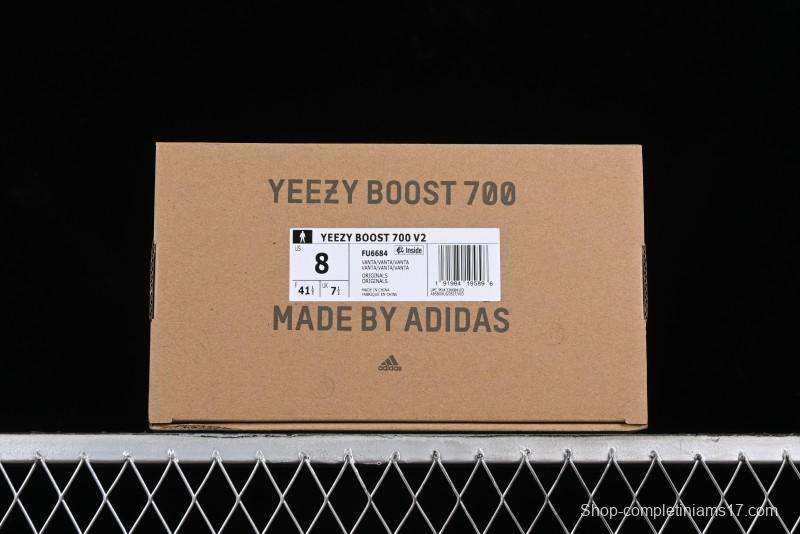 Adidas Yeezy Boost 700 V2 Inertia Running Shoes with 3M Reflective Design - FU6684