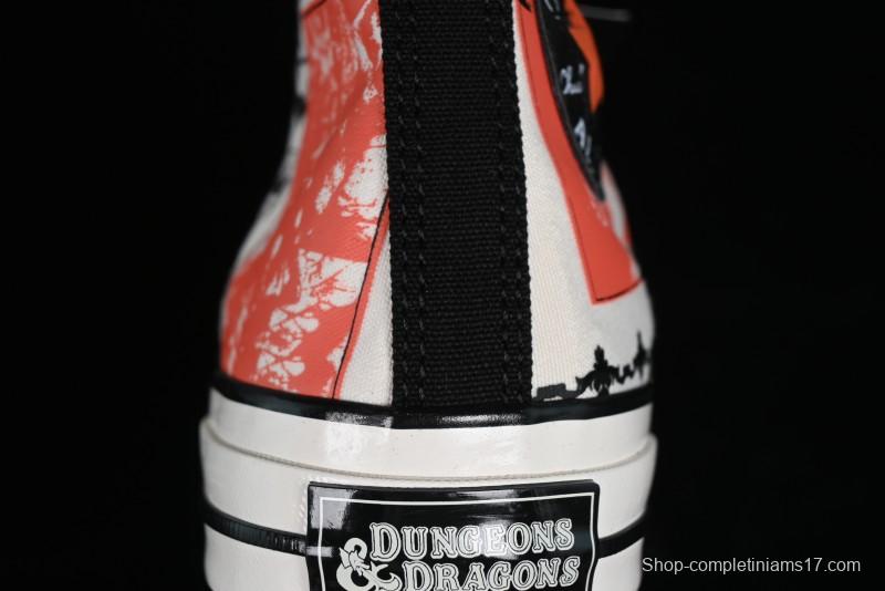 Converse Chuck Taylor High Top Casual Sneakers with Dungeons & Dragons 50th Anniversary Collaboration Design - A09883C