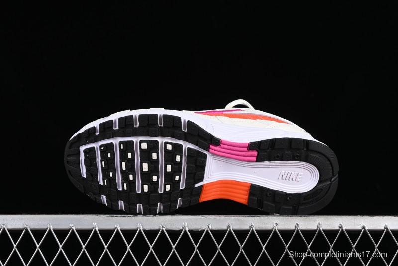 Nike P-6000 Retro Casual Sneakers Dad Shoes with Layered Design and Lightweight Body - CW1351-100