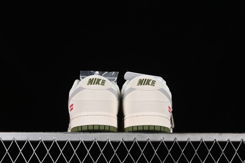 Nike SB Dunk Low Supreme Collaboration - Beige Anniversary High-End Custom Low-Top Casual Sneakers - XX2025-330
