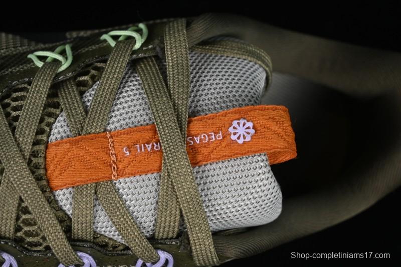 Nike Pegasus Trail 5 Off-Road Series Lightweight Comfortable Durable Low-Top Running Shoes - DV3864-200