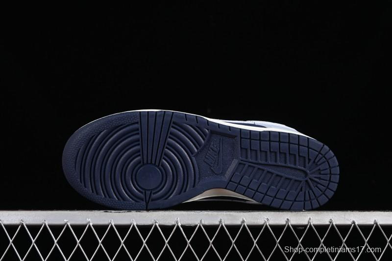 Nike Dunk Low Grey Blue SB Low-Top Casual Skate Shoes - FB9109-002