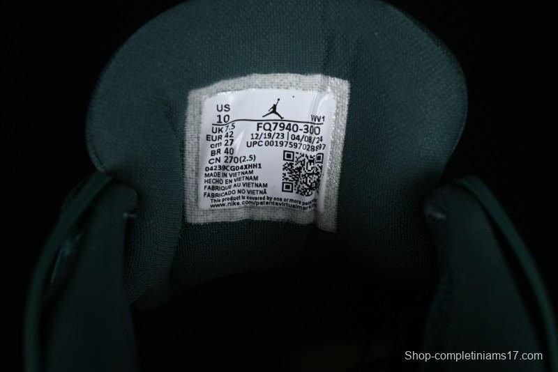 Nike Air Jordan 4 Remastered Military Green Retro Sneakers - FQ7940-300