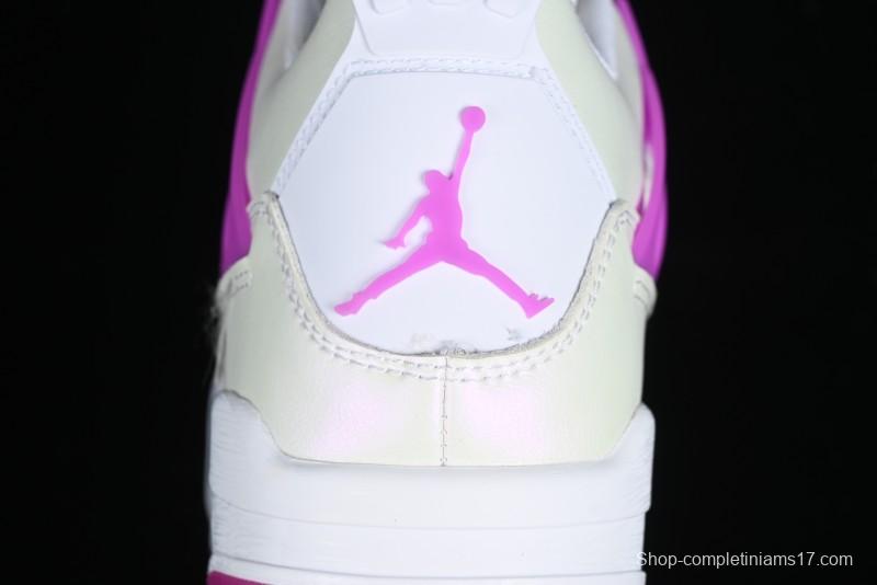 Nike Air Jordan 4 Retro Sneakers with Hyper Violet Accents - FQ1314-151