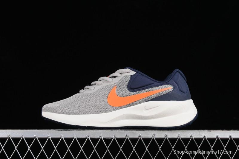 Nike Revolution 7 Wide Low-Top Running Shoes with Breathable Mesh and Durable Cushioning - FB2207-009