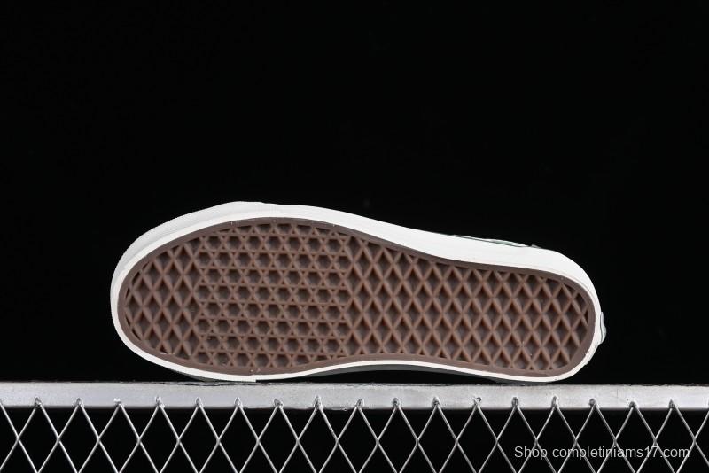 Vans Old Skool Reissue 136 Checkerboard Green Retro Canvas Shoes - VN000MT6V0N