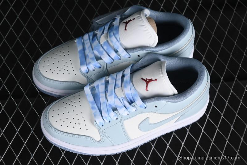 Nike Air Jordan 1 Low AJ1 White Magnolia Casual Sneakers - DC0774-164