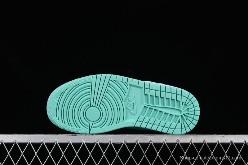Nike Air Jordan 1 Low AJ1 Charlotte Hornets Lifestyle Casual Sneakers - HJ9013-550