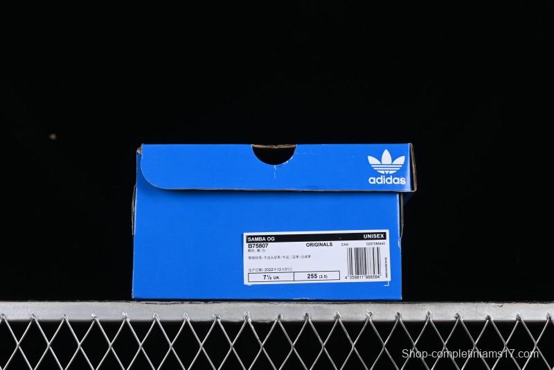 Adidas Samba OG Casual Sneakers with Classic Design - B75807