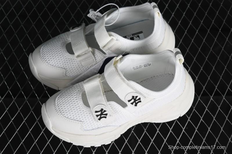 New York Yankees MLB Bigball Chunky Mask Jane Thick Platform Casual Sandals - 3ASDBCM4350IVS