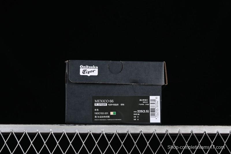 Onitsuka Tiger Mexico 66 Low-Top Leather Running Shoes - 1183C102-201