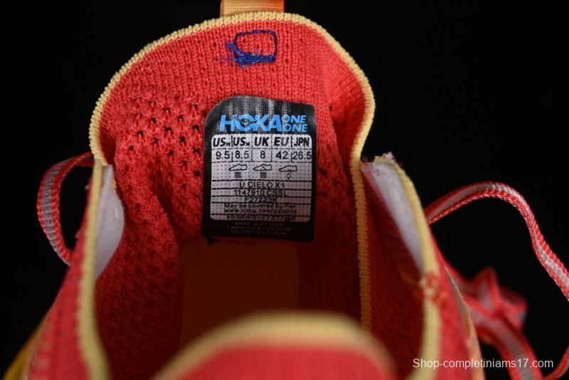 Hoka One One Cielo X1 Professional Racing Cushion Anti-Slip Durable Training Running Shoes - 1147910 CSSL