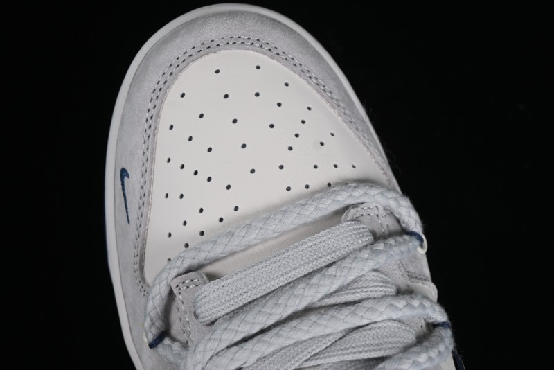 Nike SB Dunk Low The North Face Collaboration - Grey Blue Pig 8 Starry Sky Anniversary High-End Custom Low-Top Casual Skate Shoes - XX2025-311