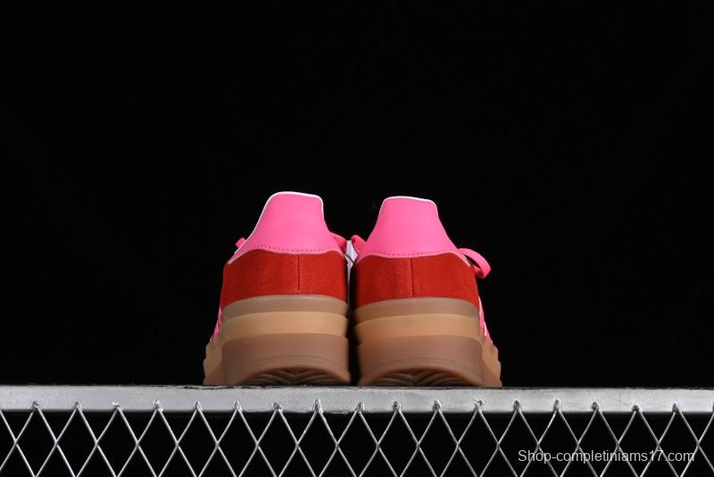 Adidas Originals Gazelle Bold IH7496 Low-Top Sneakers with Thick Sole for Slip Resistance and Durability