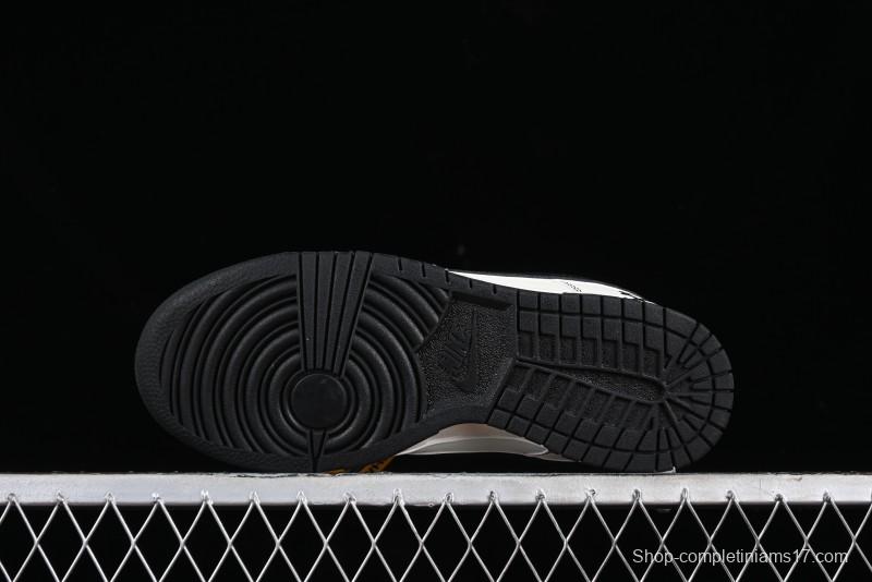 Nike SB Dunk Low OFF-WHITE Collaboration - Anniversary Edition Customized Low-Top Casual Skate Shoes - DJ2024-003