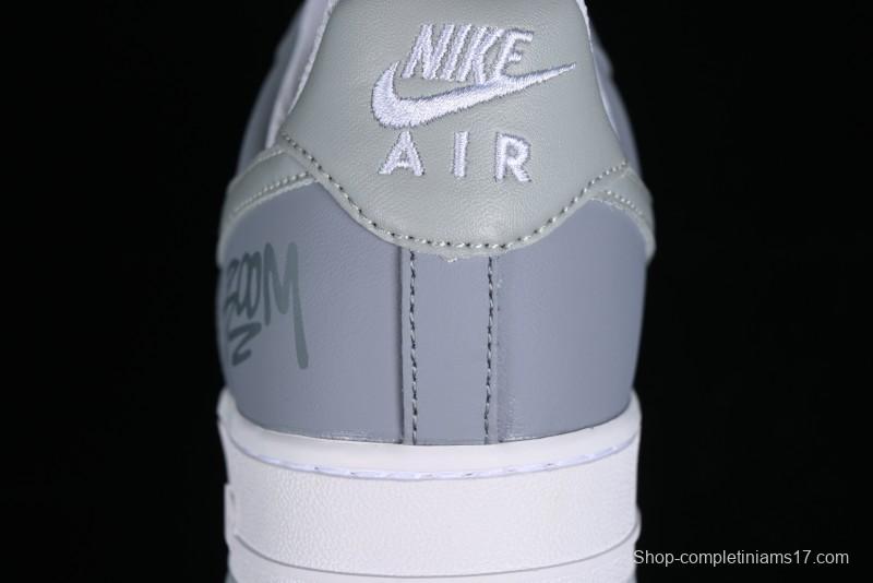 Nike Air Force 1 '07 Low Casual Sneakers with Full-Length Air Cushion - FJ4146-111