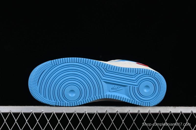Nike Supreme x Air Force 1'07 Low Casual Sneakers in Lake Blue - HD1968-024
