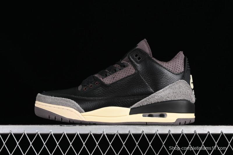 Nike A Ma Maniere x Air Jordan 3 Retro Black Sneakers - FZ4811-001