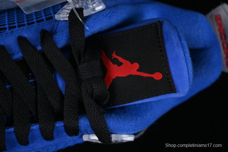 Nike Air Jordan 4 Retro Basketball Shoes with Premium Suede and Eminem Encore Design - AJ4