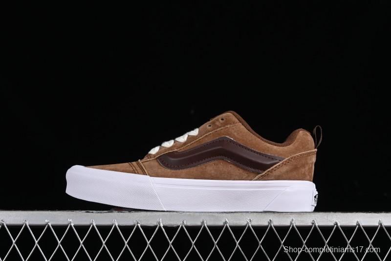 Vans Classics Knu Skool Retro Sneakers with Enlarged Toe and Thickened Trim - VN0009QCLC5