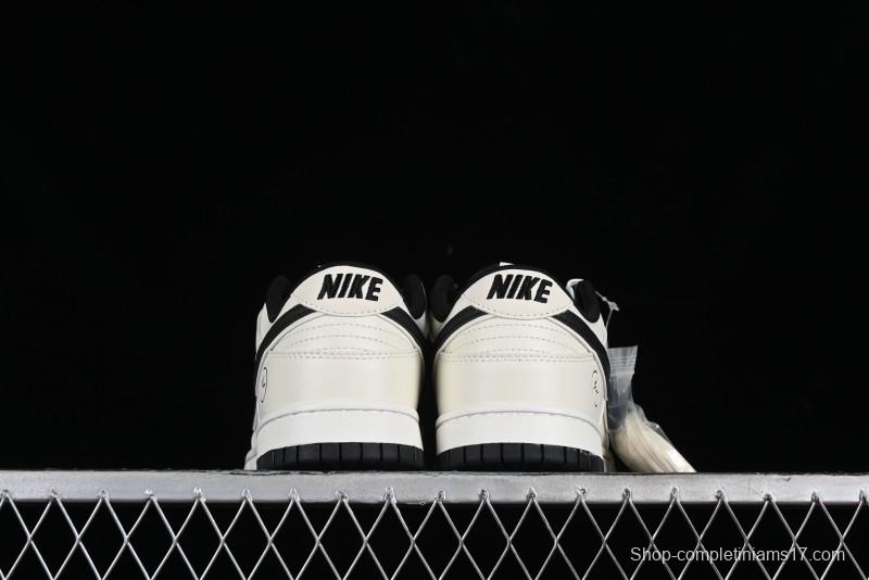 Nike SB Dunk Low Lightning Collaboration Off-White Black Starry Sky Anniversary High-End Custom Low-Top Casual Skate Shoes - XD1688-015