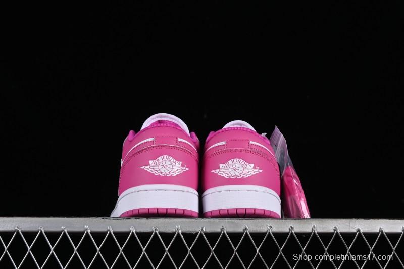 Nike Air Jordan 1 Low AJ1 Rose Pink Low-Top Casual Lifestyle Sneakers - FV8486-600
