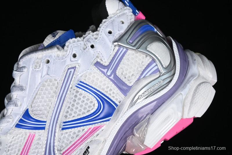 Balenciaga Runner Kith Four Color Retro Casual Sneakers - W3RMU9554