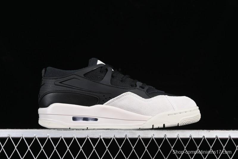 Nike Air Jordan 4 Remastered Sneakers in Black, Light Bone, and Dark Gray - FQ7939-001