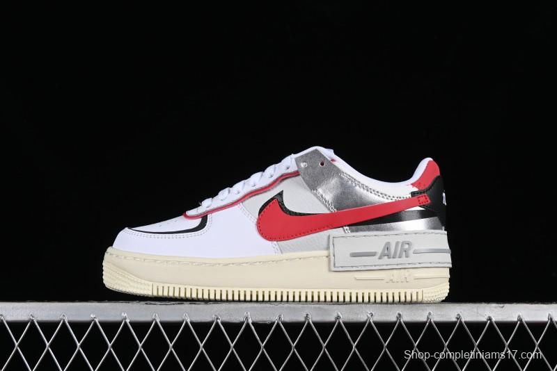 Nike Air Force 1 Shadow Lightweight Elevated Low-Top Casual Sneakers - FN6335-100