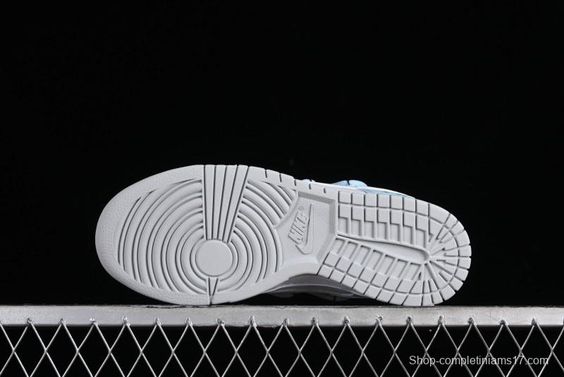 Nike Dunk Low SB Hearts Playing Cards Graffiti North Carolina Blue Casual Skate Shoes - DV0831-101