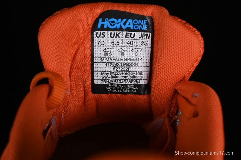 Hoka One One Mafate Speed 4 Low-Cut Professional Trail Running Shoes - 1129930 PBSSN