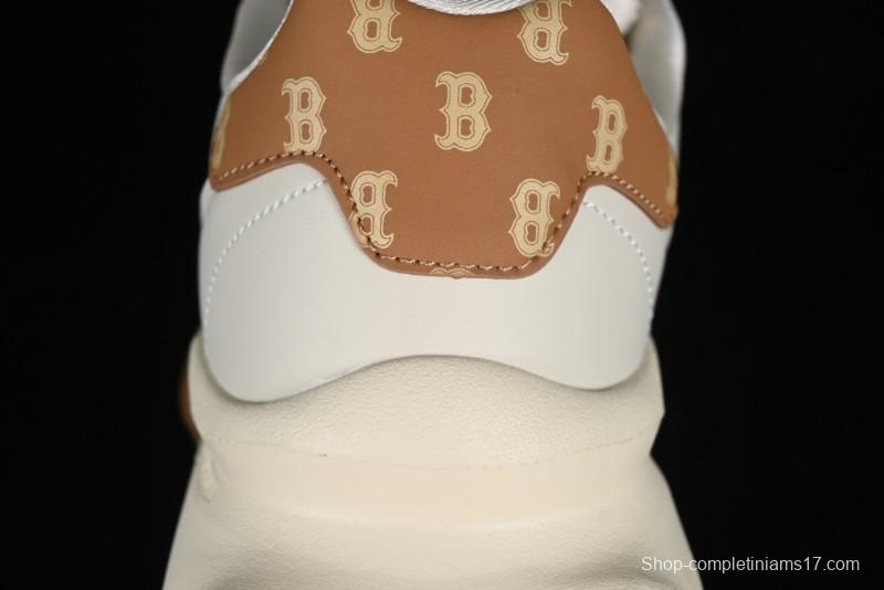 New York Yankees MLB Chunky Runner Denim Monogram Lightweight Casual Sneakers - 3ASHCRM3N43BRS