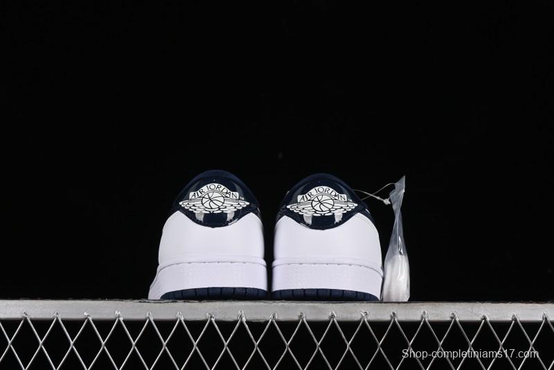 Nike Air Jordan 1 Low '85 Metallic Blue Retro Sneakers - FB9933-141