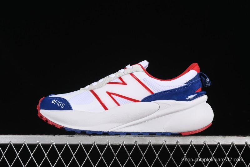 New Balance 3447 Series Retro Running Shoes with Textile and Leather Upper - U3447LA