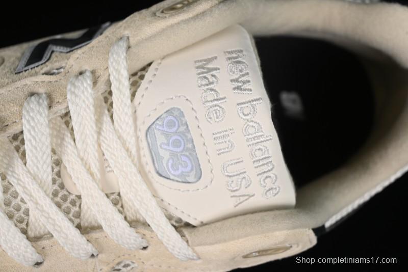 New Balance Made In USA M993 Series Classic Retro Casual Running Shoes - U993WS