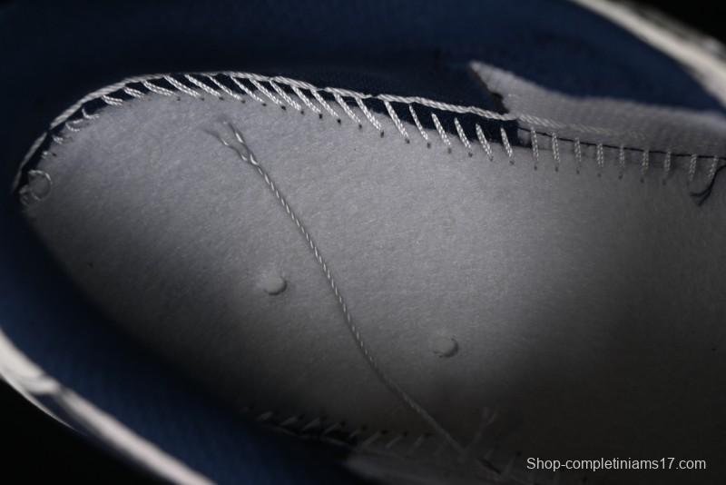 Nike Travis Scott x Fragment Design x Air Jordan 1 Low OG SP AJ1 Supreme Collaboration - Dark Blue Swoosh Low-Top Casual Sneakers - XZ2268-001