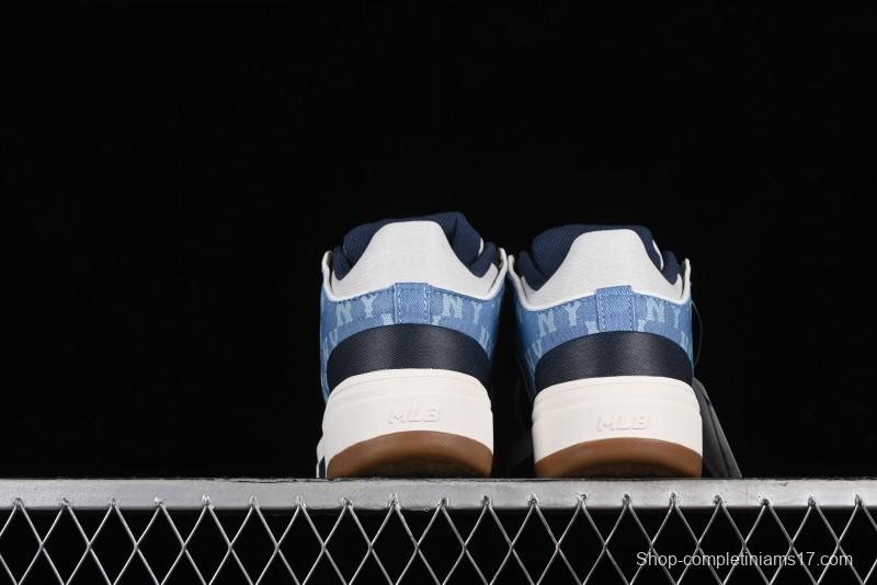 New York Yankees Chunky Liner Mid Denim Monogram Sandals with Thick Sole - 3ASXCHL4N50BLS