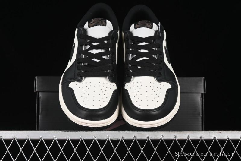 Nike Air Jordan 1 Low AJ1 Retro Basketball Shoes with Mocha Suede Accents - CZ0790-102