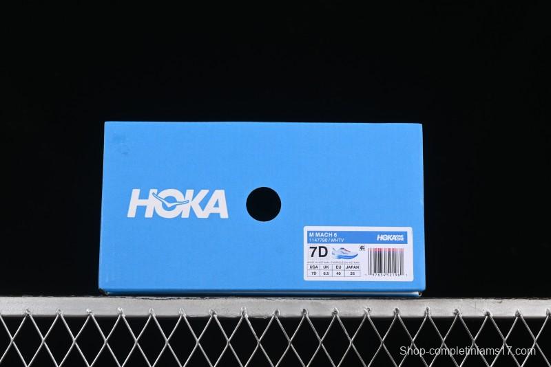HOKA ONE ONE MACH 6 Next-Generation Flagship Racing Shoes with Carbon Plate Technology - 1147790 WHTV