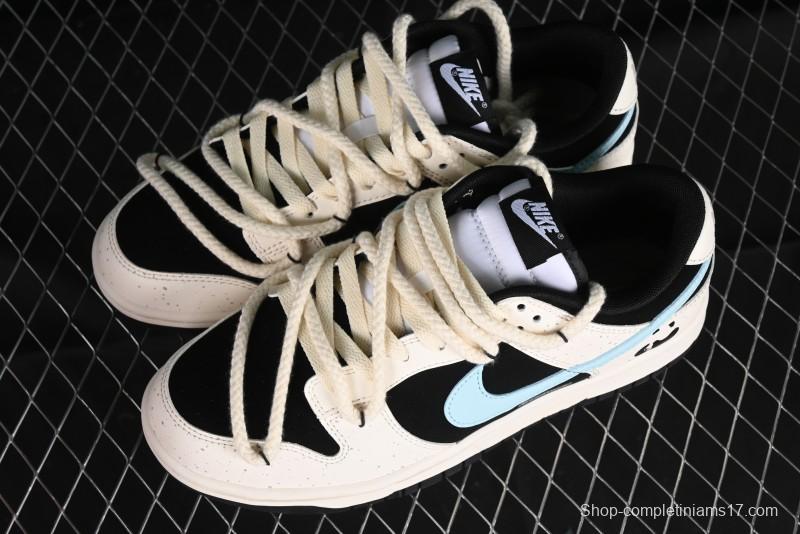 Nike Dunk Low SB Retro Vintage Panda Blueberry Casual Sneakers - DD1391-100