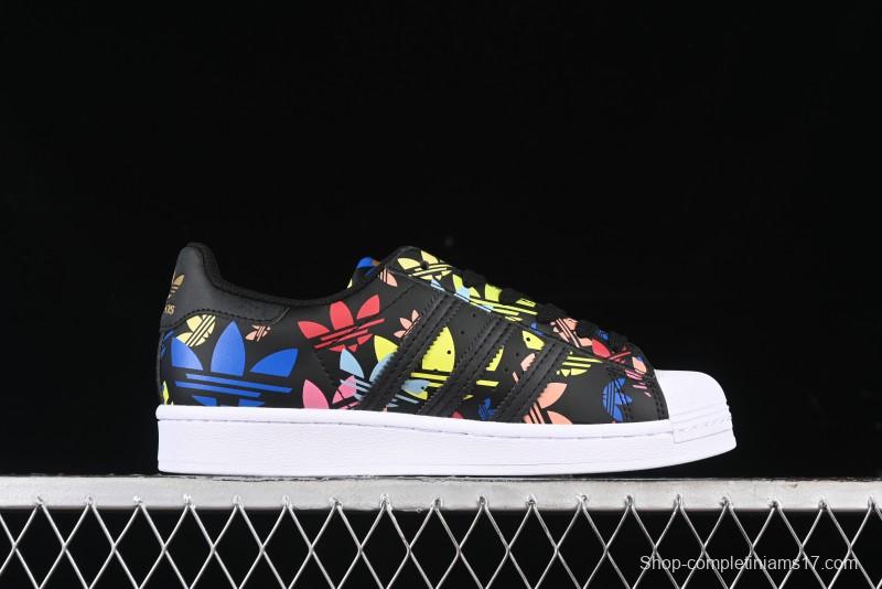 Adidas Superstar H00182 Casual Sneakers with Shell Toe Design - H00182