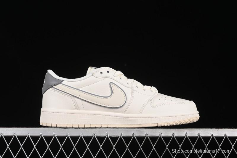 Nike Travis Scott x Fragment Design x Air Jordan 1 Low OG SP AJ1 Bape Collaboration - LJ5188-012