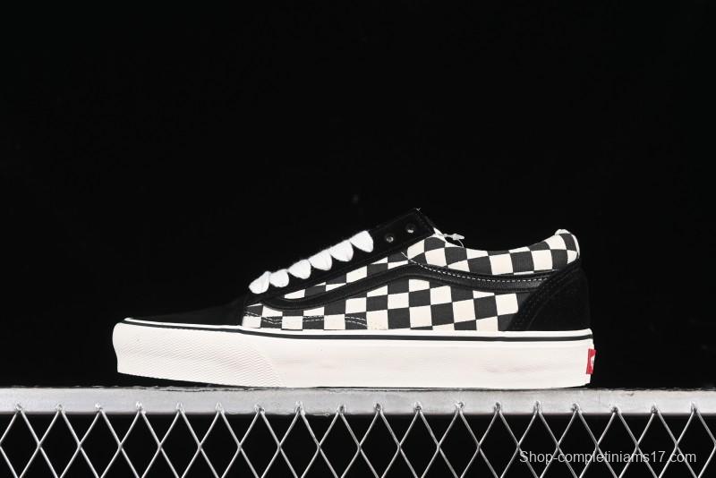 Vans Old Skool 36 Checkerboard Low-Top Canvas Sneakers - VN000D7ZY28